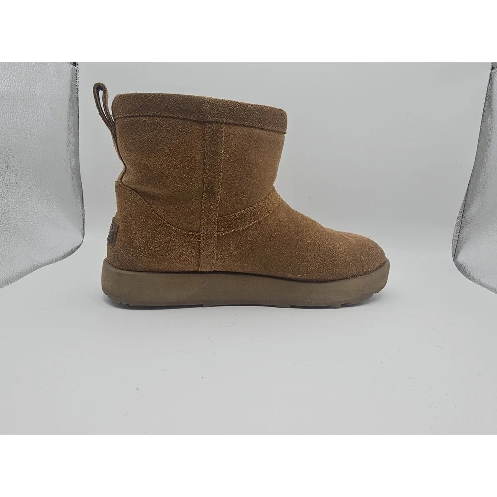 Size 8 - UGG Women's Classic Mini‎ Waterproof Leather Boots 1019641 Chestnut